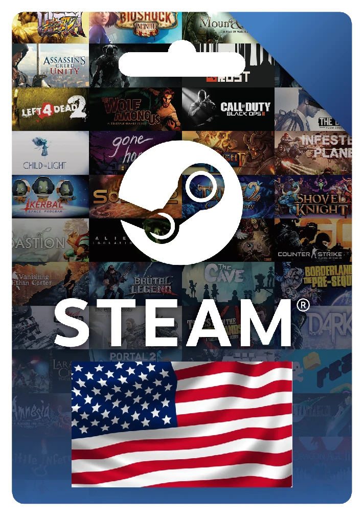 🎁 Instant ⚡ Steam 5-100$ ⚡ USA 0% commission USD