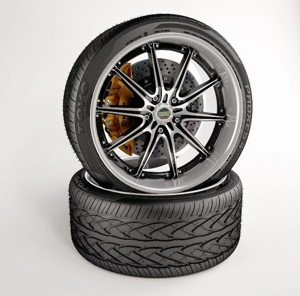 Колесо Tire TOYO PROXES4. Disc VOLK RACING. BREMBO GOLD