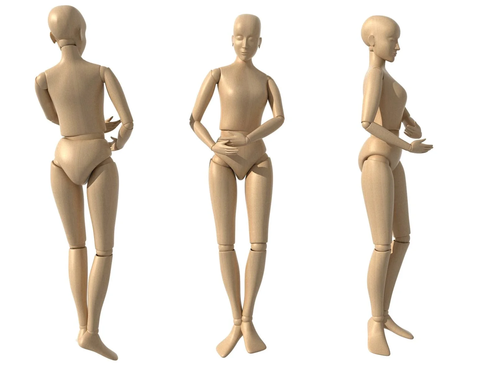 Качественная модель манекена.