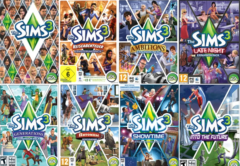 THE SIMS 3 • 3-10 ДОПОЛНЕНИЙ • ПОЧТА • СМЕНА ДАННЫХ