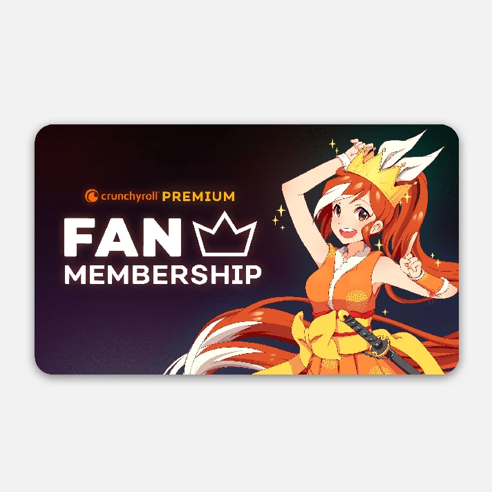 ⚡️Key Crunchyroll Fan/MegaFan 1-12 months🧚🏻‍♀️GLOBAL