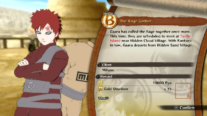 NARUTO SHIPPUDEN: Ultimate Ninja STORM 4 - Gaara´s Tale