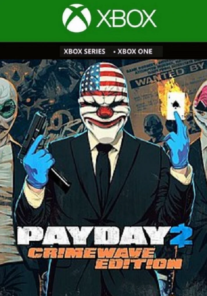 PAYDAY 2 - CRIMEWAVE EDITION ✅(XBOX ONE, X|S) KEY🔑