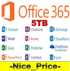 Microsoft OFFICE 365 Pro Plus 5 УСТРОЙСТВ 5ТБ