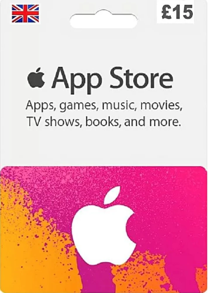 🍏iTunes & App Store 🍏Gift Card 15 GBP - UK Instant⚡