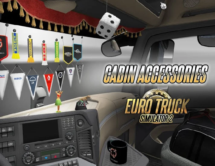 🔑 Euro Truck Simulator 2 –Cabin Accessories/ Steam Key