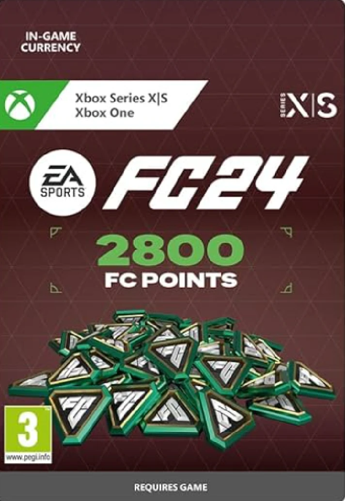 EA SPORTS FC 24 POINTS 2800✅(XBOX ONE, X|S) KEY🔑