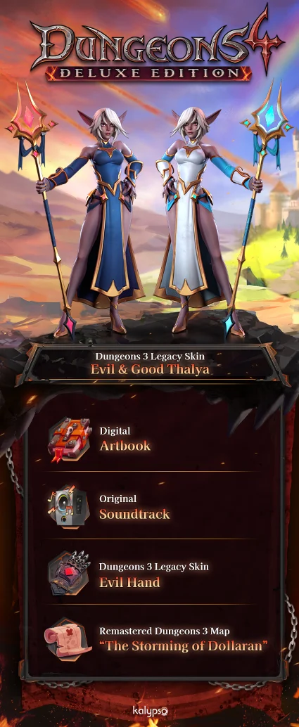 Dungeons 4 - Deluxe Edition STEAM GIFT ☑ ️ [РФ/МИР]