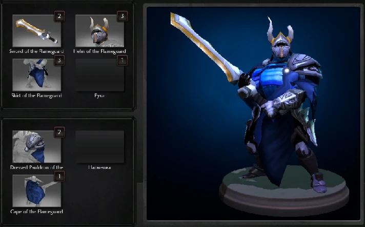 Dota 2 - Sect Armor of the Flameguard [Sven].