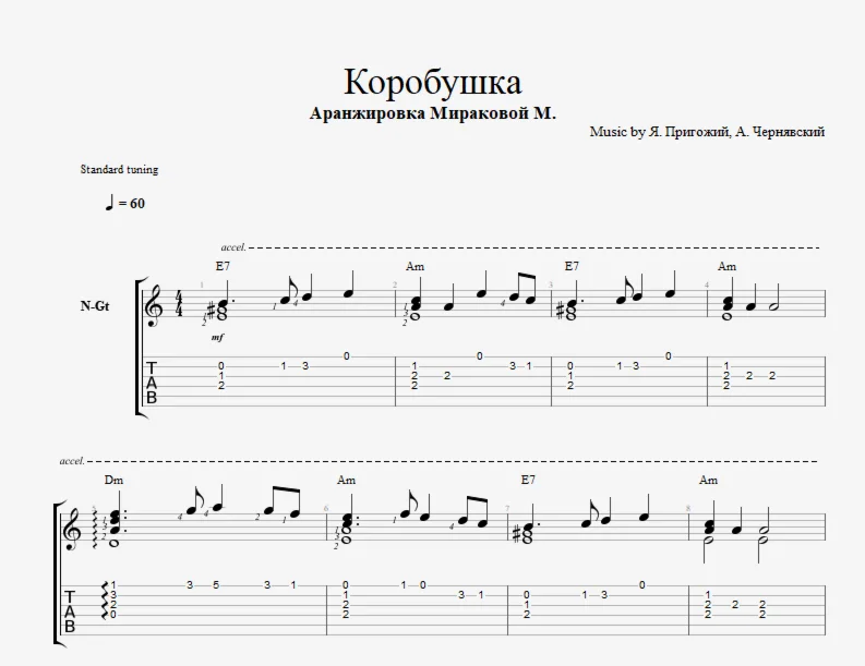 Korobushka (Korobeiniki)