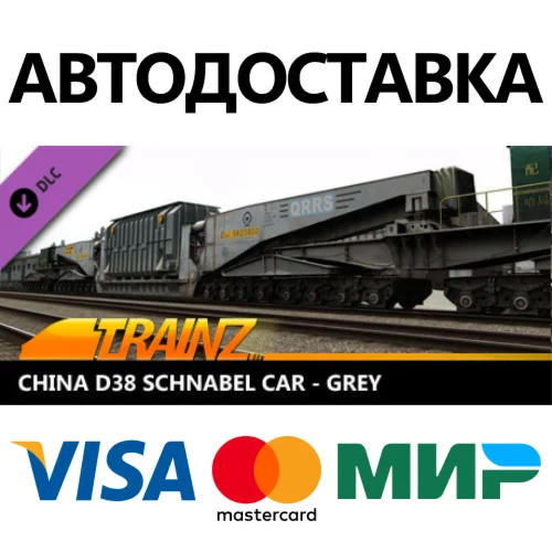 Trainz 2022 DLC - China D38 Schnabel Car - Gray