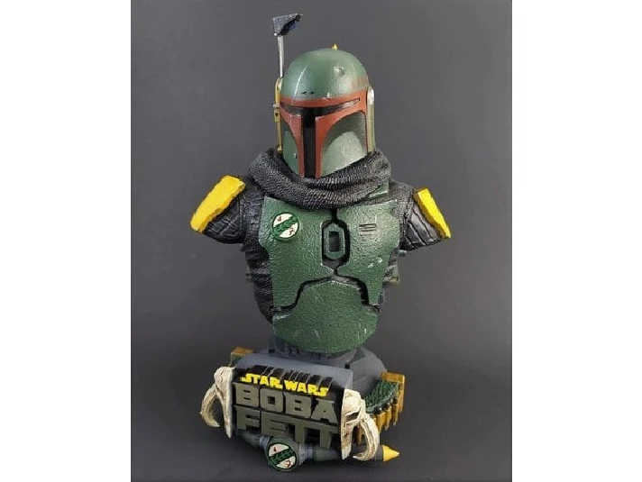 STAR WARS BOBA FETT BUST: TESTED AND READY FOR 3D