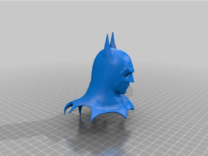 BATMAN BUST: TESTED AND READY FOR 3D PRINTING