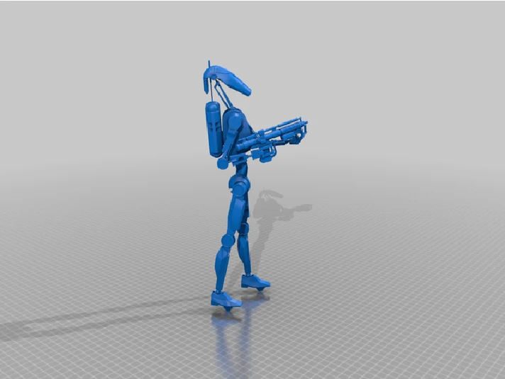 BATTLE DROID: TESTED AND READY FOR 3D PRINTING