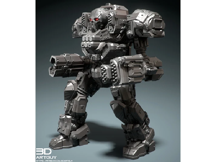 COMBAT MECH: TESTED AND READY FOR 3D PRINTING