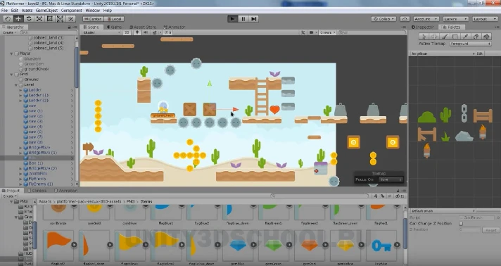 Unity3Dschool.com Unity Basic Course: 2D Platformer