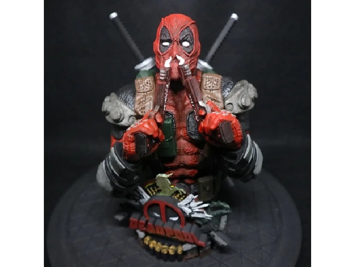 MARVEL DEADPOOL BUST: TESTED AND READY FOR 3D PRINTING