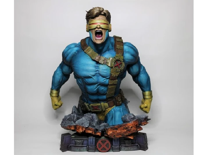 MARVEL CYCLOPS BUST: TESTED AND READY FOR 3D PRINTING