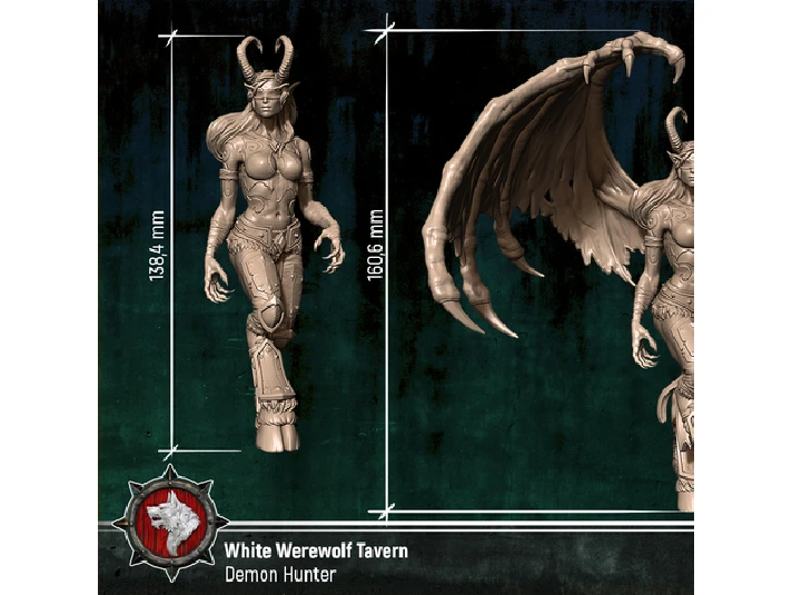 DEMON HUNTER - WOW: TESTED AND READY FOR 3D PRINTING