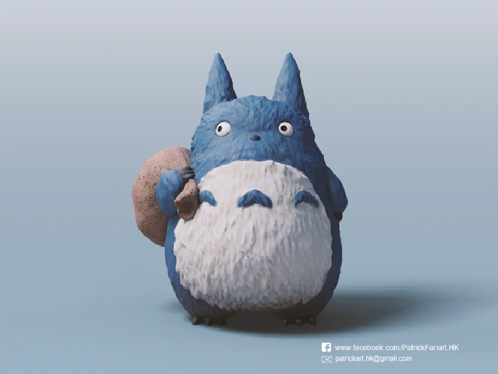 MEDIUM TOTORO: TESTED AND READY FOR 3D PRINTING