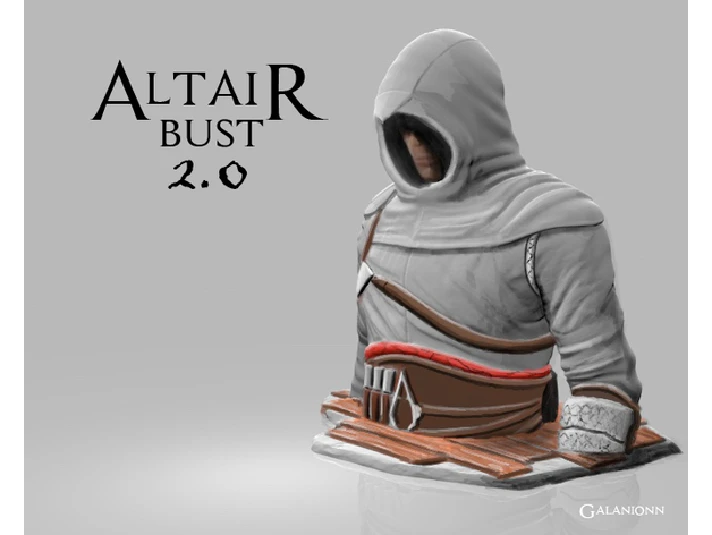 ALTAIR BUST: TESTED AND READY FOR 3D PRINTING