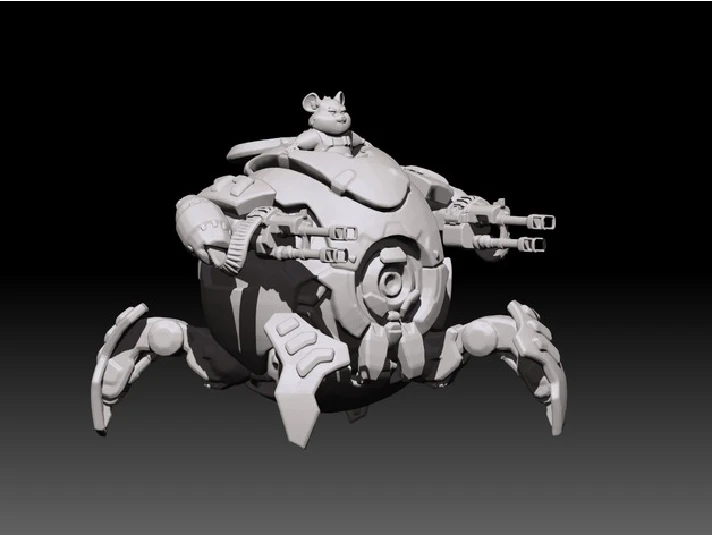 WRECKING BALL OVERWATCH TESTED AND READY FOR PRINTING