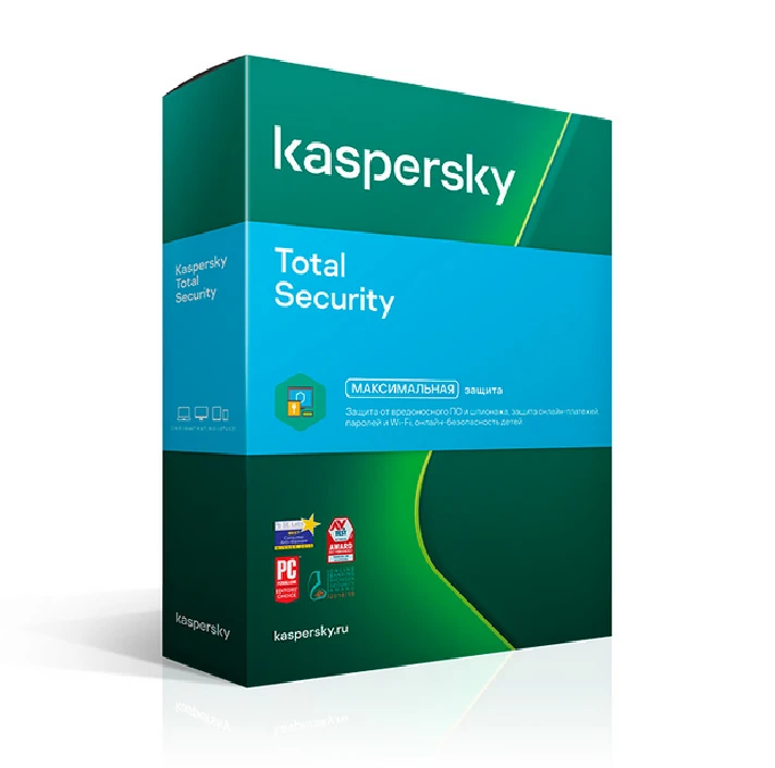 🔴KASPERSKY TOTAL SECURITY 2 PC 1 YEAR RUSSIA NEW LIC