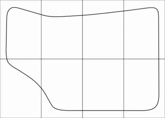 KIA СERATO 2004-2009 Templates for car mats. Vector
