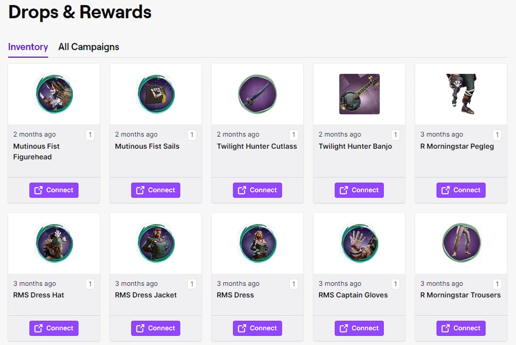  Sea of Thieves  TWITCH DROPS  СКИНЫ  10 ПРЕДМЕТА