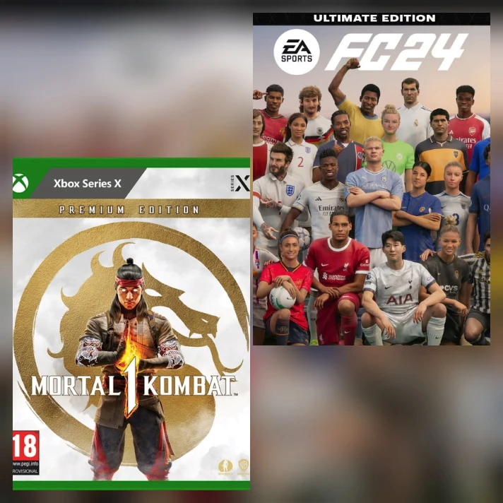 ❤️‍🔥 MORTAL KOMBAT 1 Premium➕EA Sports FC 24 XBOX