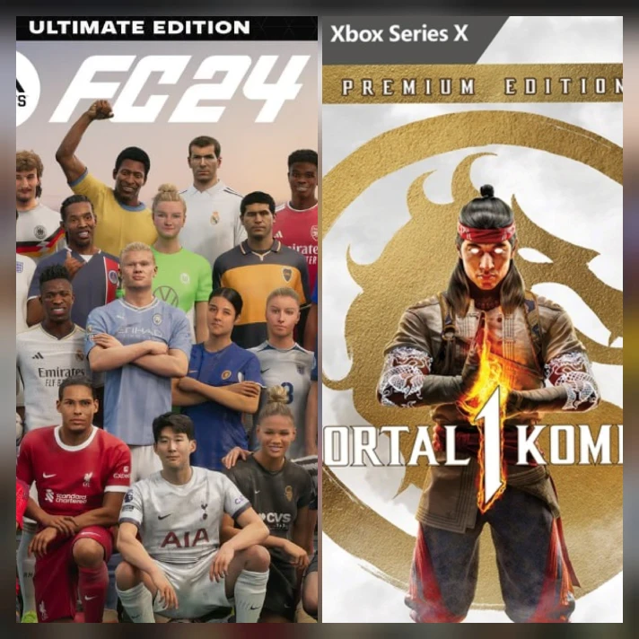 ❤️‍🔥 MORTAL KOMBAT 1 Premium➕EA Sports FC 24 XBOX