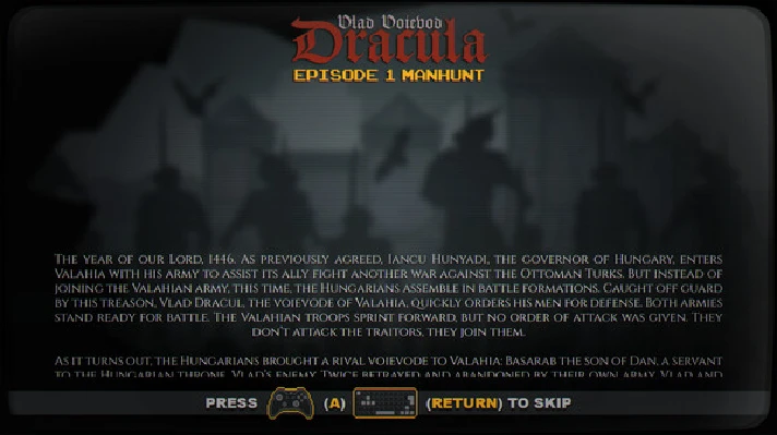 Vlad Voievod Dracula. Episode 1 Manhunt STEAM KEY