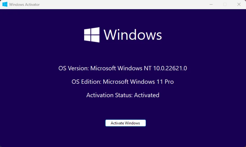 Активатор Windows 10/11 | Постоянный на неопределенный