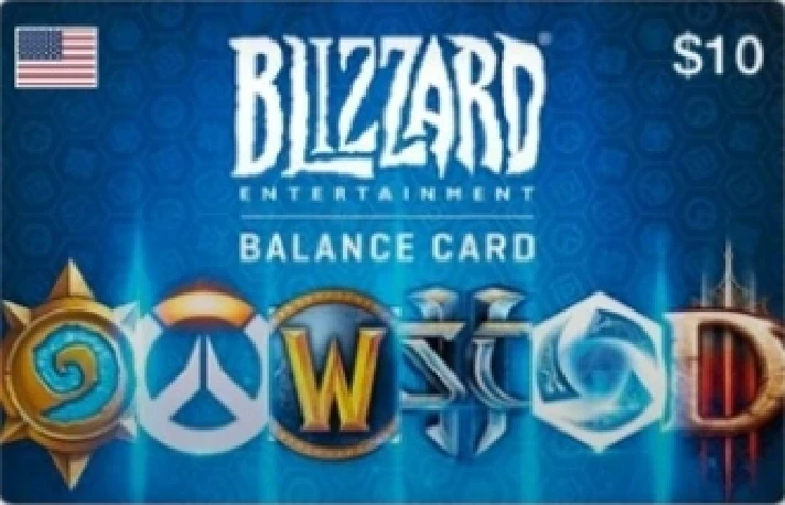 🔑 10$ USA Gift Card Blizzard