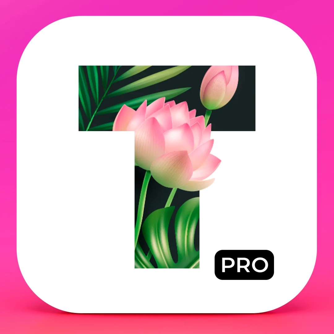 Text Текст на фото шрифты арт PRO iPhone ios AppStore