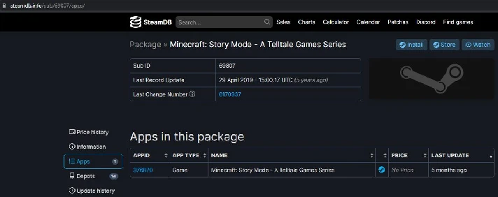 Minecraft: Story Mode - A Telltale Games Series RU+CIS