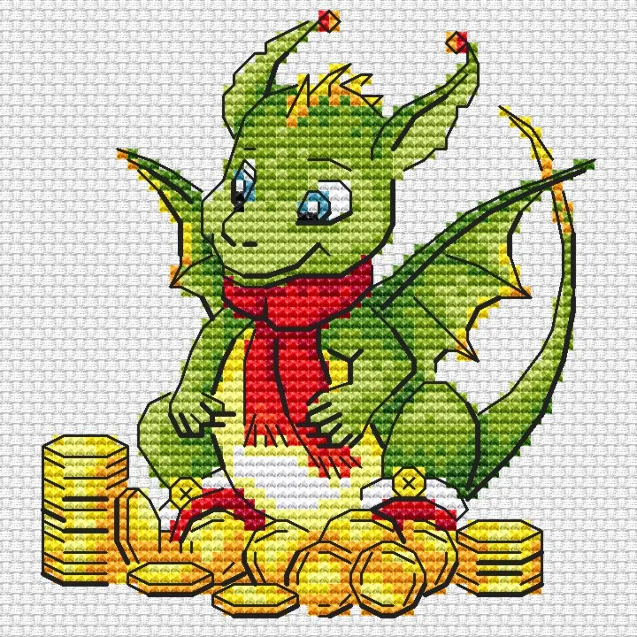 Эксклюзив. схема для вышивки крестом Драгоценный