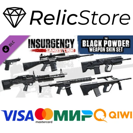 Insurgency: Sandstorm - Black Powder Weapon Skin Set