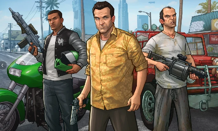 GTA V ✅Grand Theft Auto V Premium Online Key + GIFT🎁