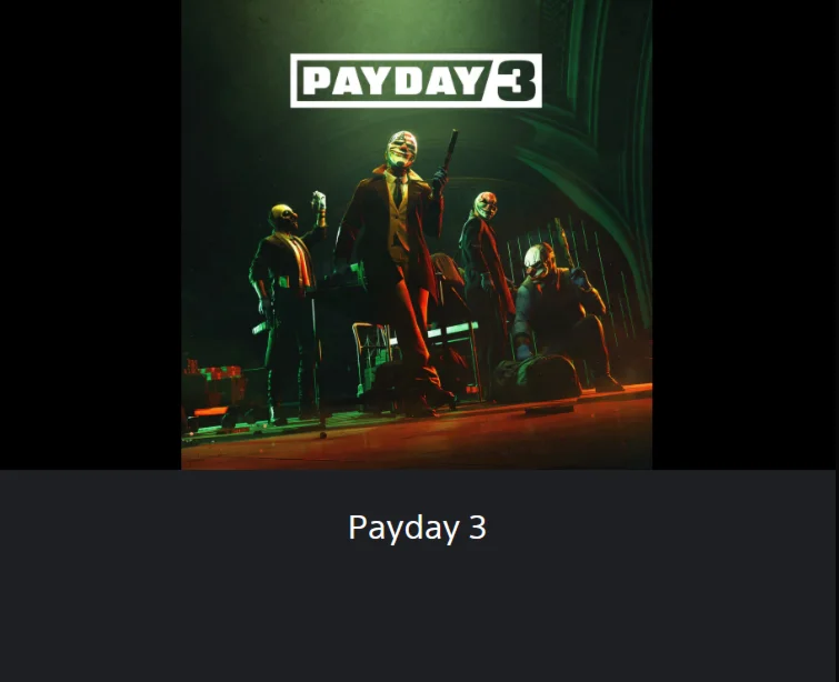 PAYDAY 3  PS5 ТУРЦИЯ
