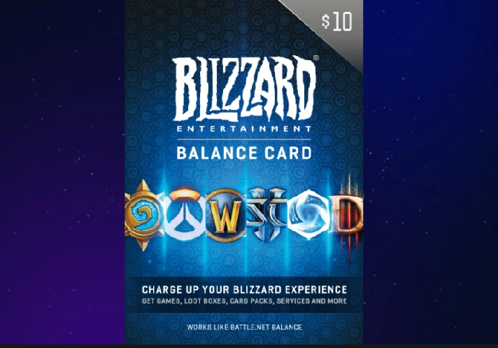 💲✅10 USD Battle.net ✅ Payment card