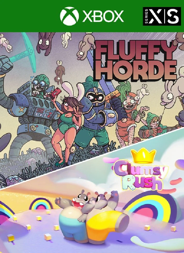 ❗FLUFFY HORDE + CLUMSY RUSH❗XBOX ONE/X|S🔑KEY❗