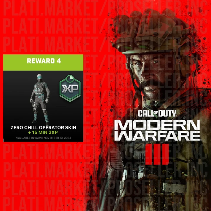 🐬OPERATOR SKIN🐬 "ZERO CHILL" MONSTER ENERGY CoD MW 3