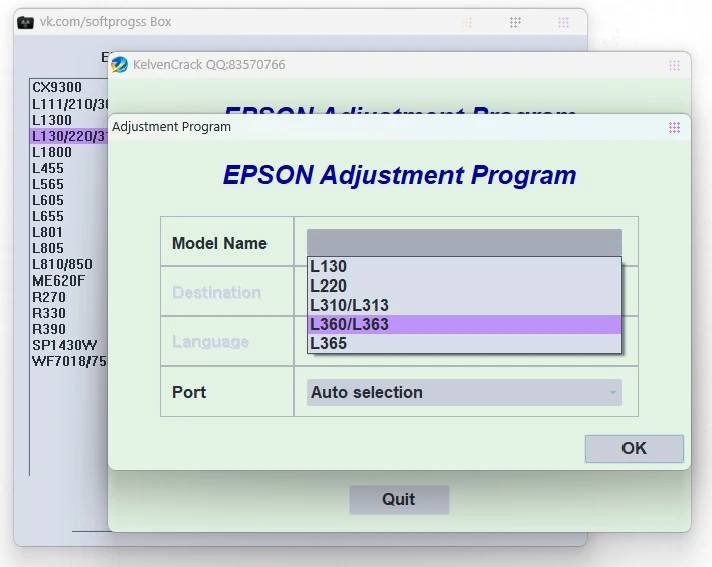 Adjustment Programs Pack for EPSON Printers