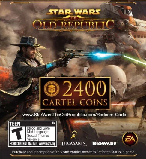 SWTOR ключ для 2400 CARTEL COINS | СКИДКИ