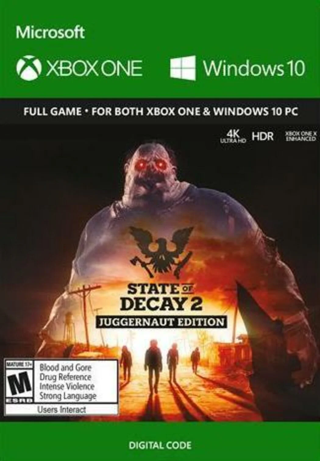 STATE OF DECAY 2: JUGGERNAUT EDITION XBOXКЛЮЧ