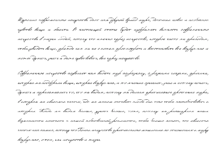 Handwritten font for students and notes v.6