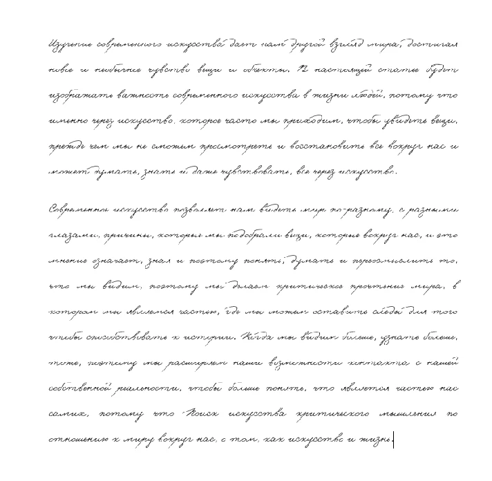 Handwritten font for students and notes v.10