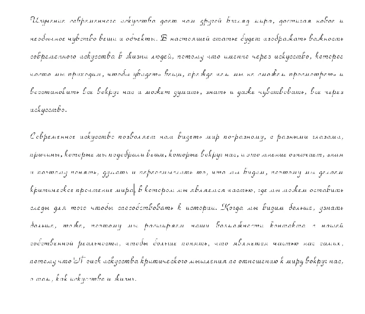 Handwritten font for students and notes v.30