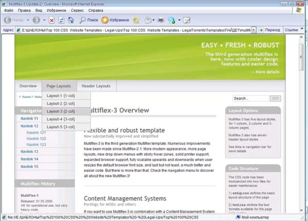 Web 2.0 шаблоны сайтов СSS профессиональная подборка